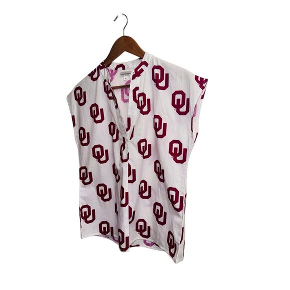 Stewart Simmons OU Women’s Team Button‑Up Med• University of Oklahoma Print - Picture 4 of 15